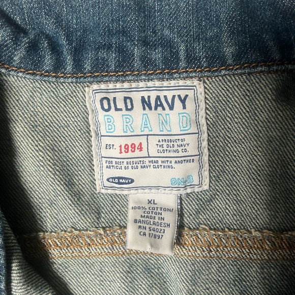 Old Navy Blue Denim Jacket - Picture 2 of 3